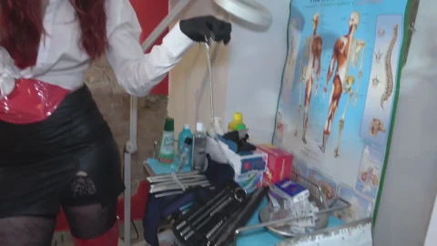 Lady Scarlet & Lady Zara | Infinity Fetish | Private Medical Examination With Two Mistresses