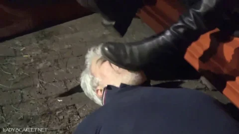 Lady Scarlet | Boot Worship In The Parking